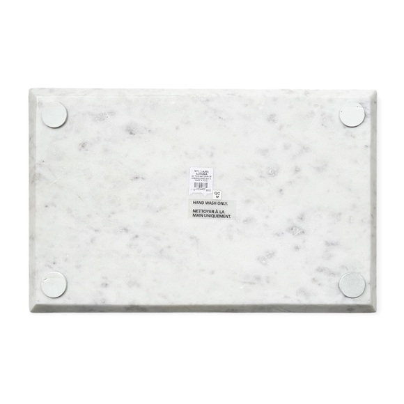 NWT Williams Sonoma Marble & Brass Monogram “H”Board - Picture 8 of 10